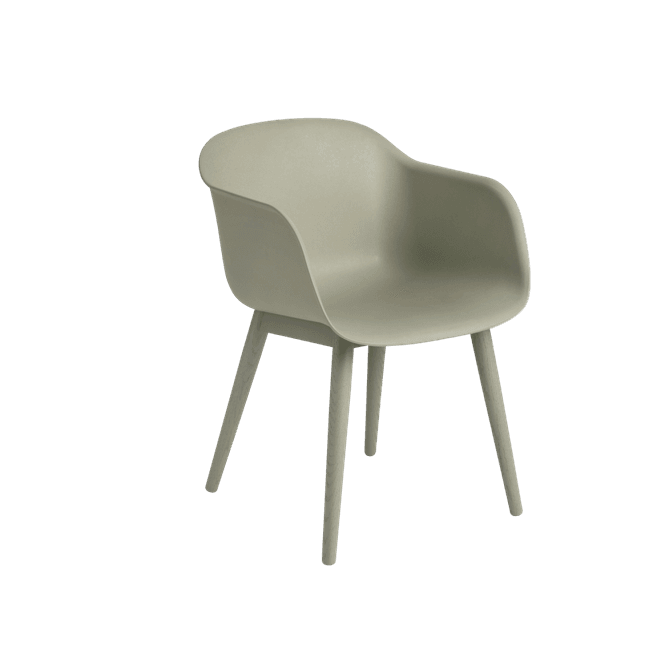 Hovedbilde Muuto Fiber Armchair Wood ...