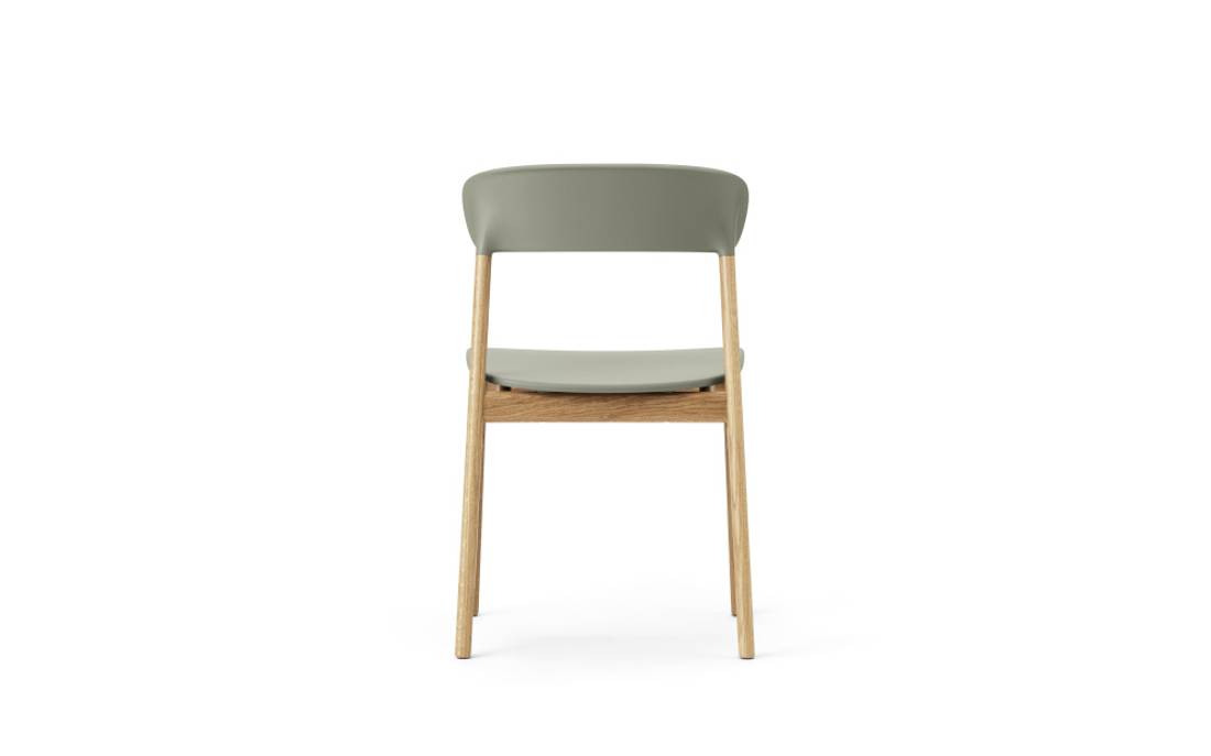 Normann Copenhagen Herit Chair, Oak Dusty Green, Grønn Spisestol