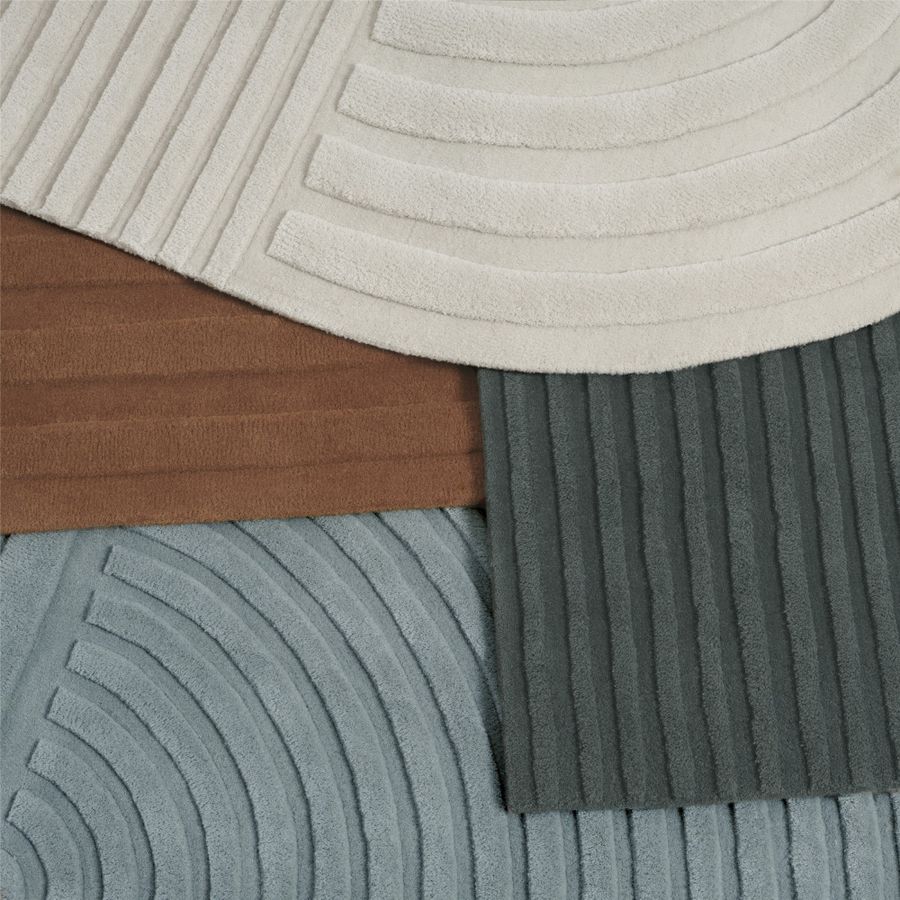Muuto Relevo Rug 170 x 240 Off White teppe