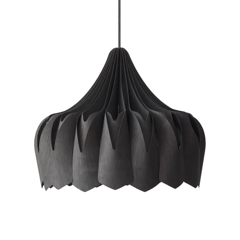 Pilke Pioni Large Ø 50 cm pendant Lamp Black, Svart Taklampe