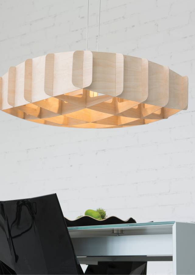 Pilke Ristikko 65 pendant Lamp Birch, Bjrk Taklampe Pendel