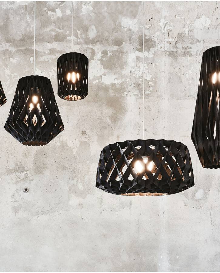 Pilke Signature 60 pendant Lamp Black, Svart Taklampe Pendel