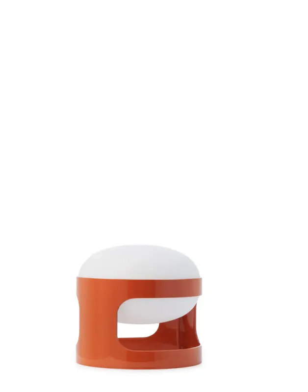 Kartell KD28 Orange Table Lamp, bordlampe