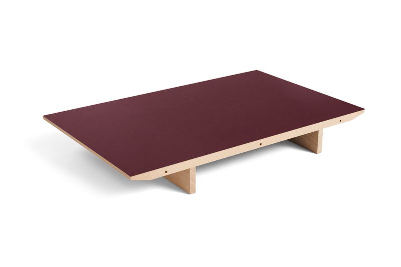 HAY CPH30 Extendable Leaf, ileggsplate 50 x 80 cm Burgundy Linoleum Burgunder