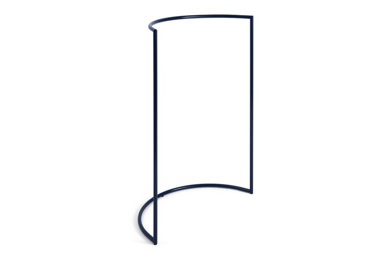 HAY Colour Rack C-shape Steel Blue, Blå stumtjener romdeler