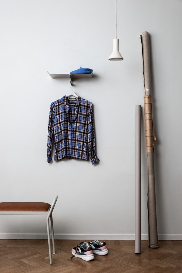 Maze Kite Hat Rack Hanger Grey, Grå hattehylle