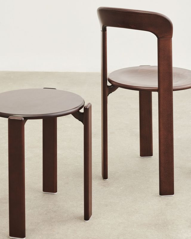 Hay Rey Chair Umber Brown water based lacquered beech Brun Bøk stol spisestol