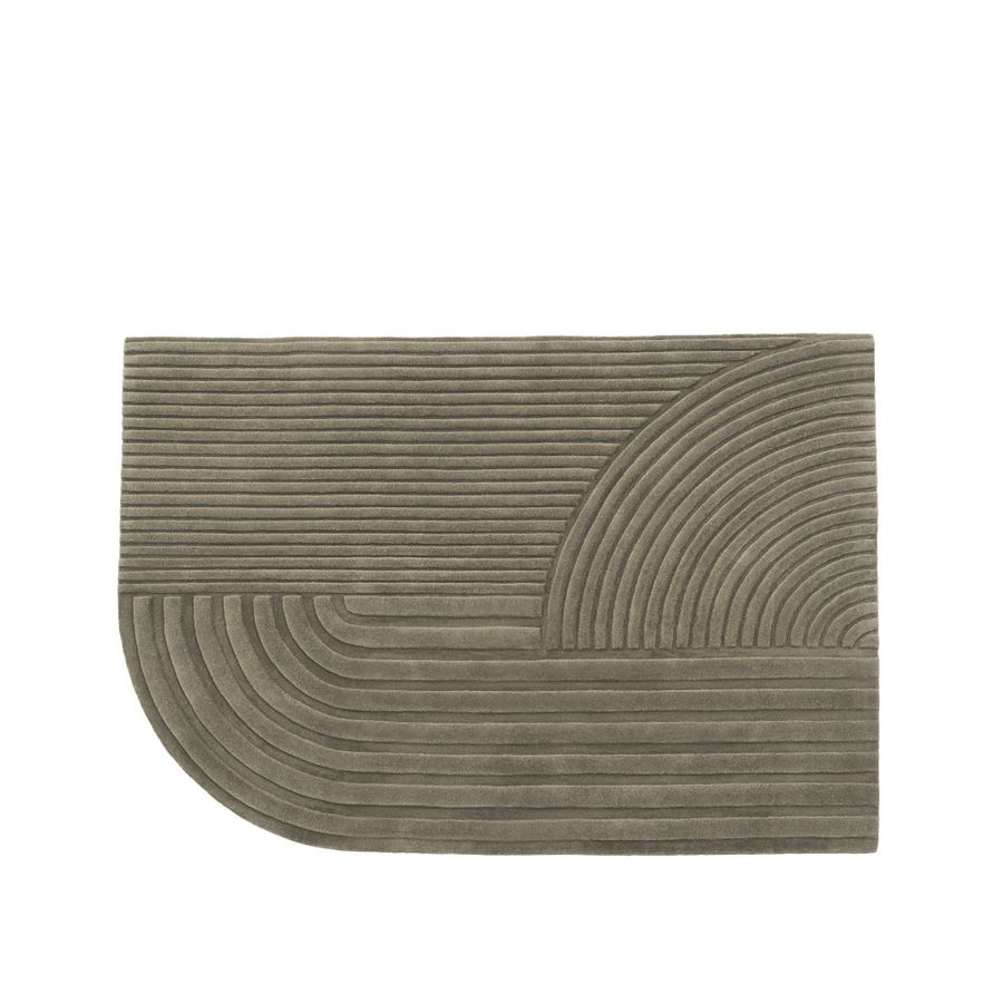 Muuto Relevo Rug 170 x 240 Taupe teppe