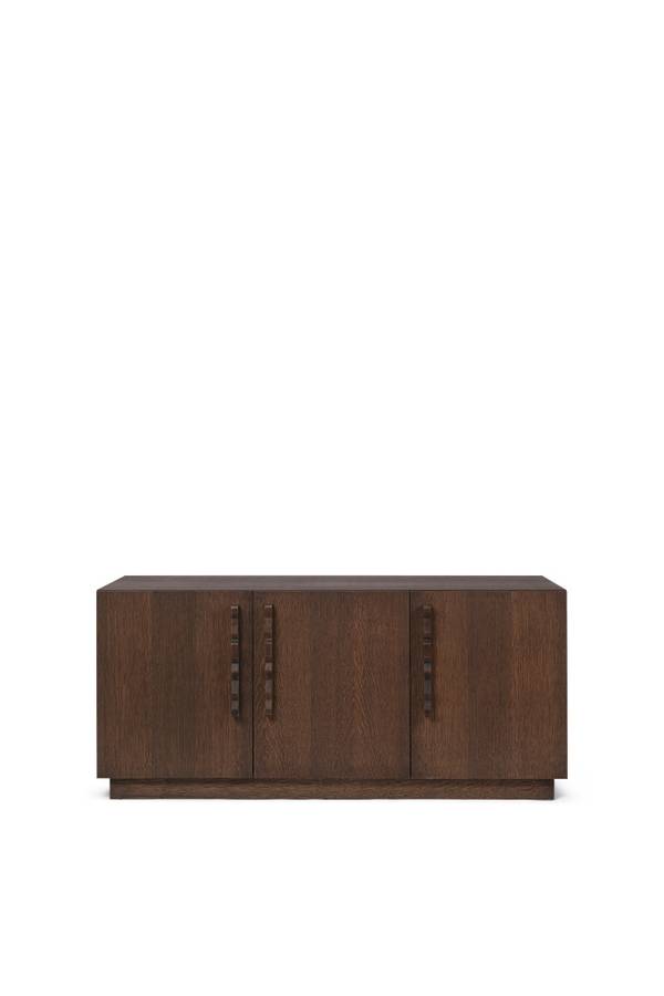 ferm Living Unda Sideboard Dark Stained Oak, Eik Skjenk