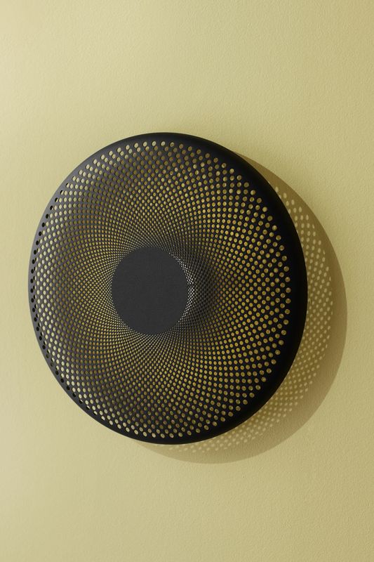 Northern Glint Wall Lamp Ø 36 Black, svart vegglampe