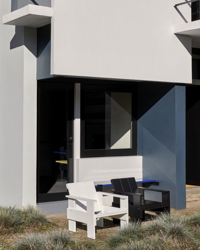 HAY Crate Lounge Chair WB lacquered White Pinewood, Hvit Furu