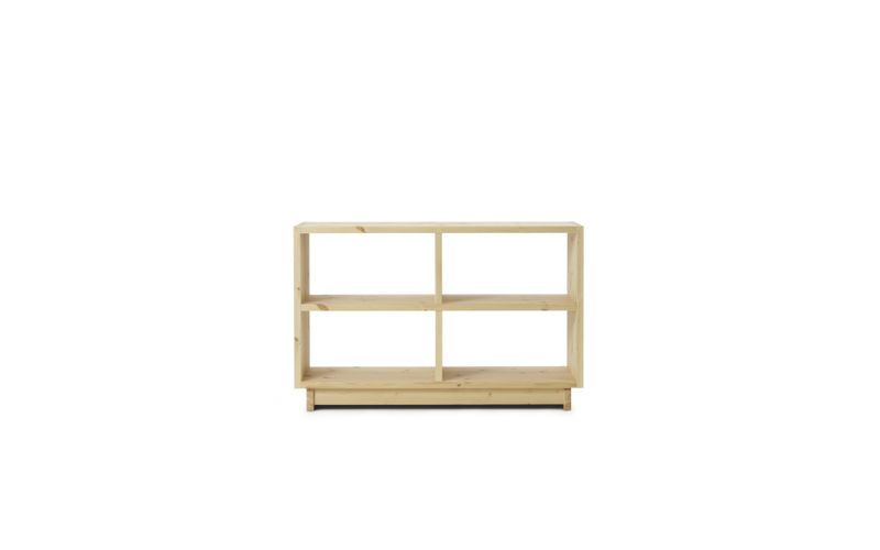 Normann Copenhagen Fyr Bookcase Pine Medium furu bokhylle