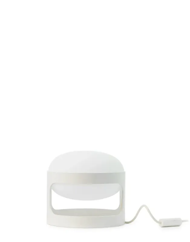 Kartell KD28 White Table Lamp, bordlampe