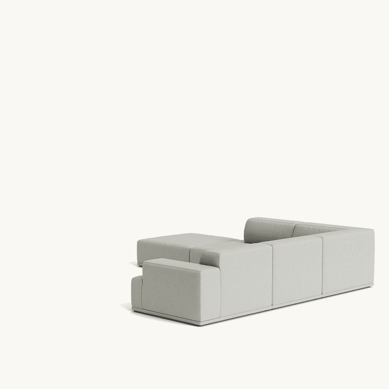 Muuto Connect soft modular sofa corner config 1 Clay 12, Modul sofa 5 seter Hjørnesofa