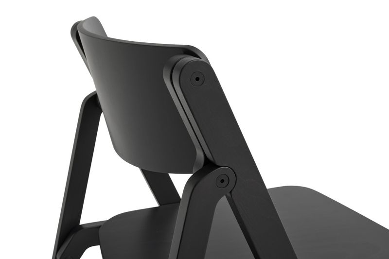 HAY Backflip Chair Anthracite semi-transparent lacquered beech spisestol stol bøk