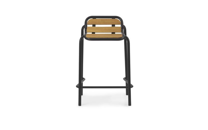 Normann Copenhagen Vig Barstool 65 Robinia Black, Svart Barstol 