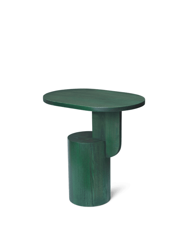 Ferm Living Insert Side Table - Myrtle Green stained Ash, Salongbord, Sidebord Grønn Ask