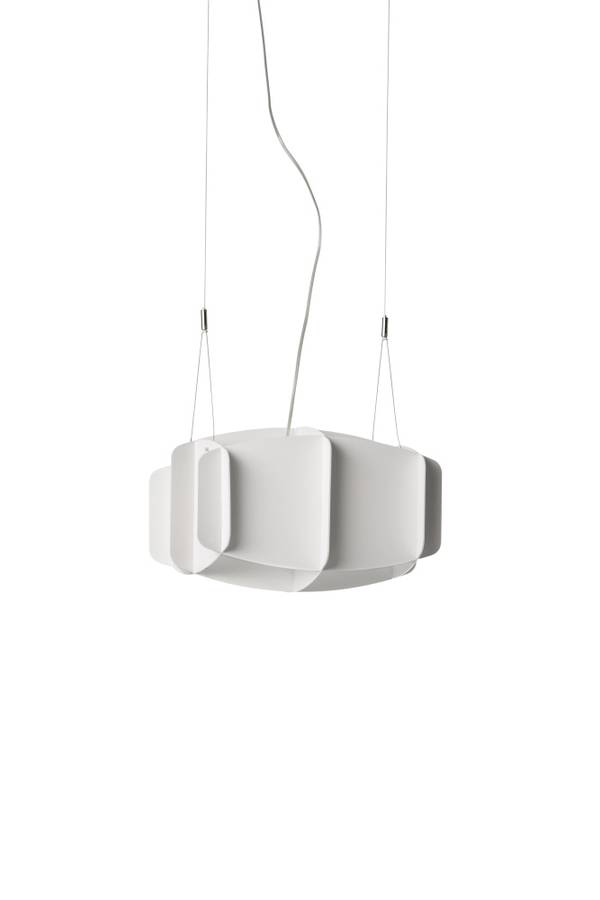 Pilke Ristikko 37 pendant Lamp White, Hvit Taklampe Pendel