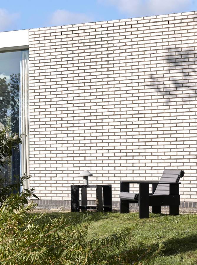 HAY Crate Quilted Cushion Lounge Chair, Sky grey Grå Sittepute