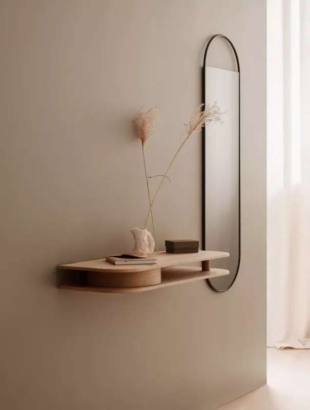 Northern Valet Wall Console Skrivebord Sminkebord oiled oak