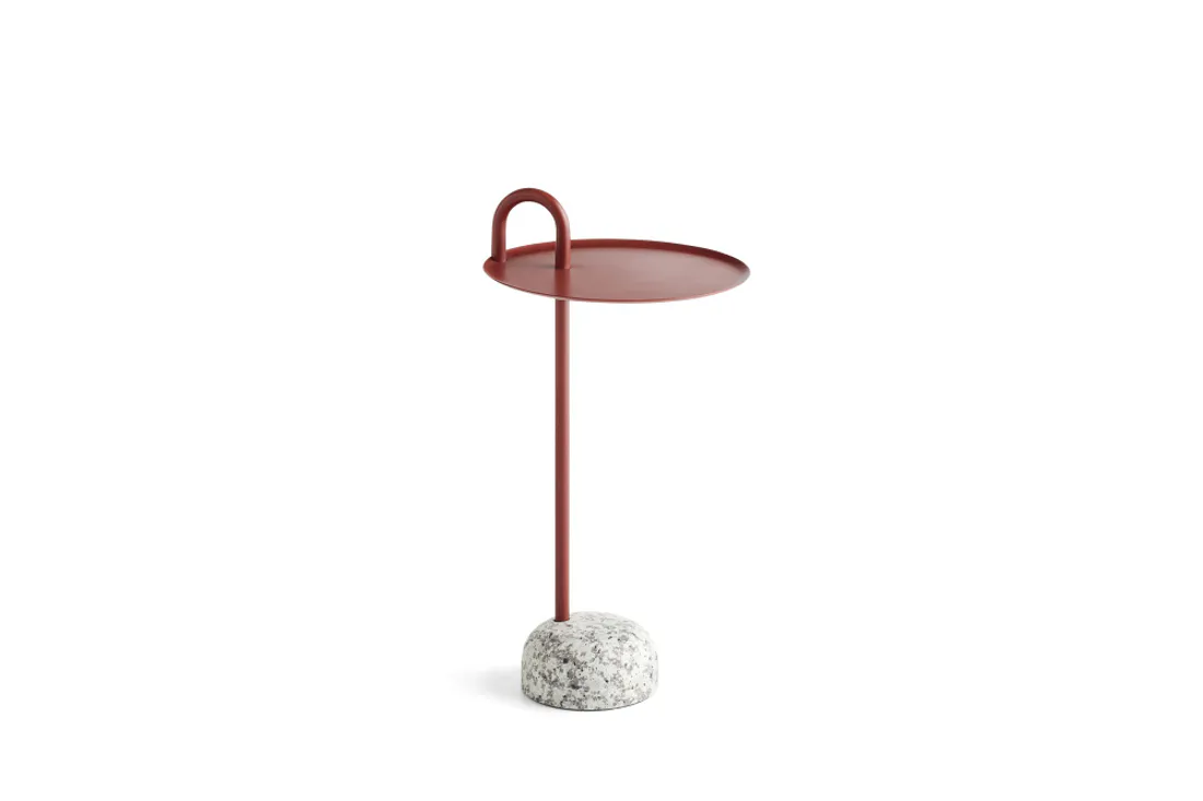 Hay Bowler Tile red Side Table, Sidebord Rød