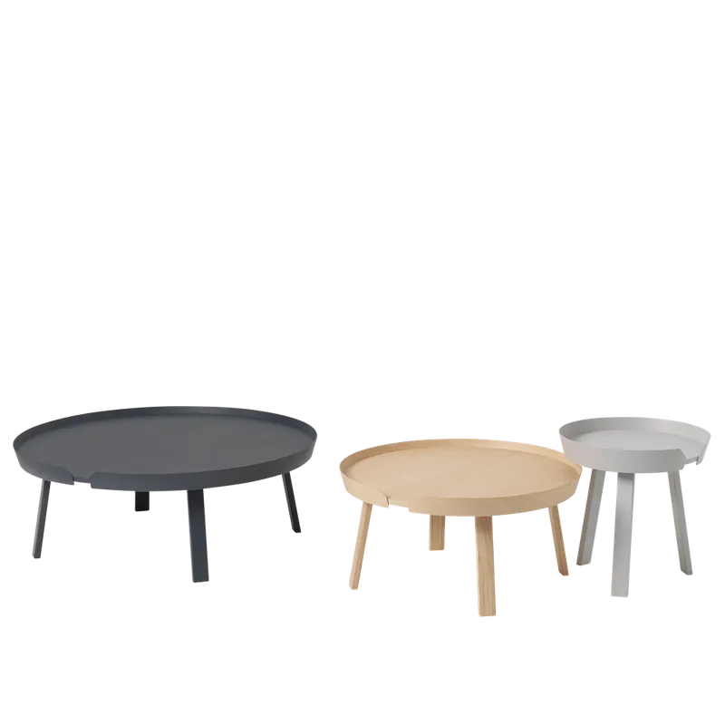 Muuto AROUND Extra Large Coffee Table Anthracite Stuebord