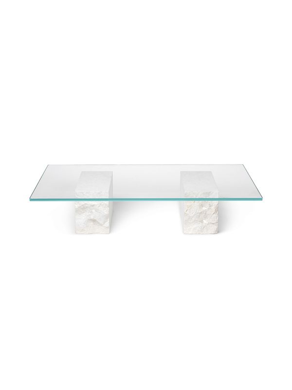 Ferm Living Mineral Coffe Table Bianco Curia, Salongbord, Bord
