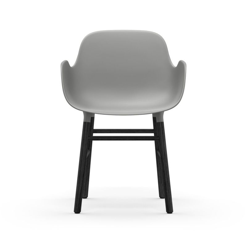 Normann Copenhagen Form Armchair Black oak Grey, Grå Eik Stol