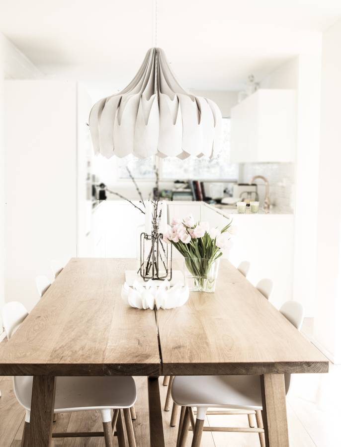 Pilke Pioni Large Ø 50 cm pendant Lamp White, Hvit Taklampe