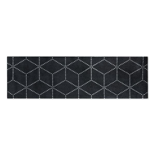 HEYMAT 45 x 150 Hagl Black Door Terrasse Mat teppe