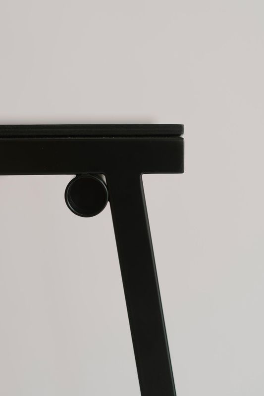 HAY Taburete 8 Bar Stool low black Oak Barstol Barkrakk