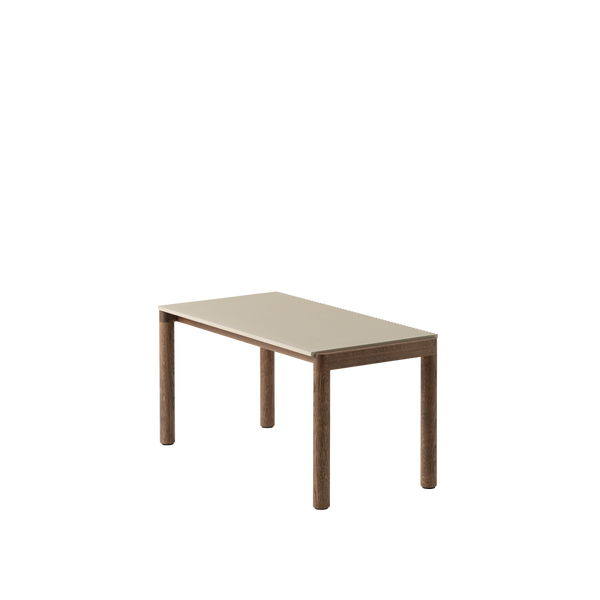 Muuto Couple 1 TILE 40 x 84 x 40 coffee table 1 Wavy Sand Dark