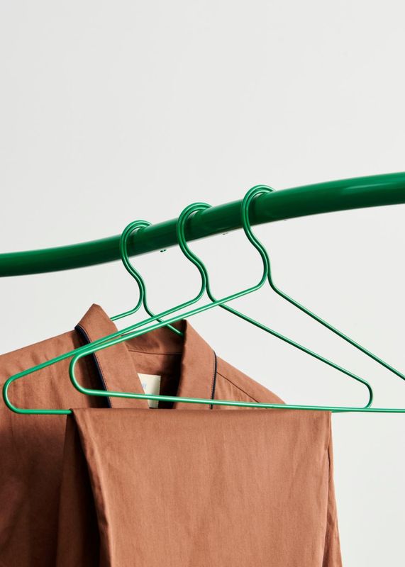 HAY Colour Rack S-shape Jungle Green, Grønn stumtjener romdeler