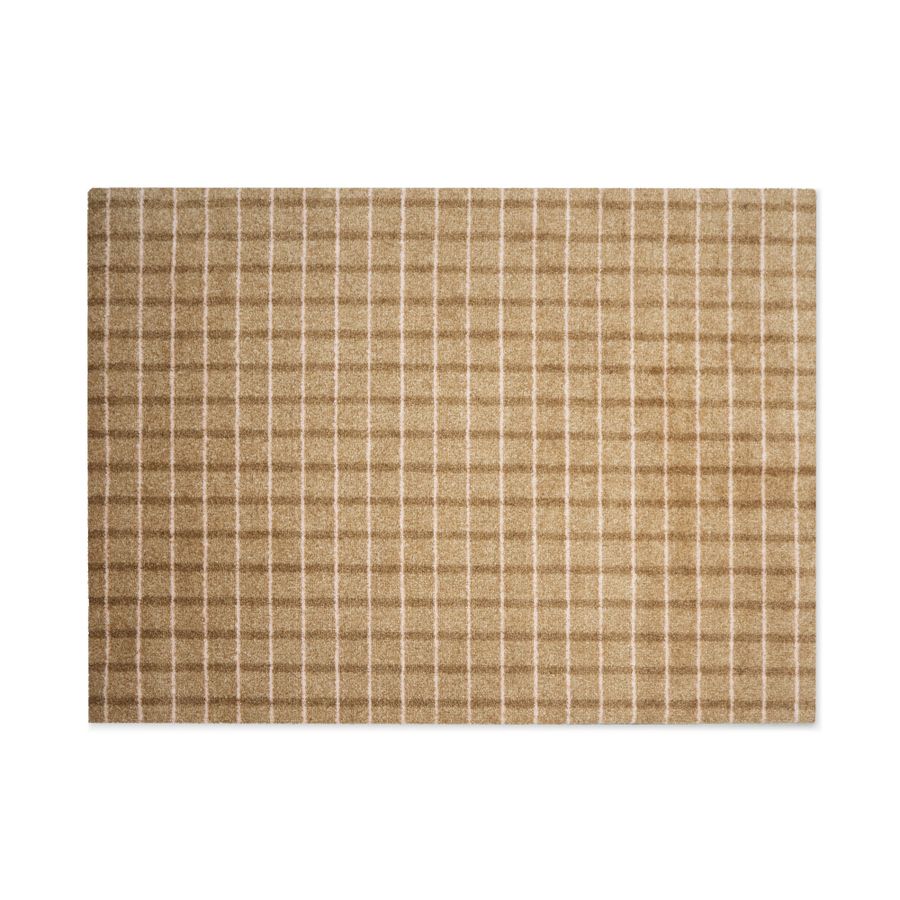 HEYMAT 60 x 85 Grid Chocolate Strawberry Door Mat Dørmatte teppe