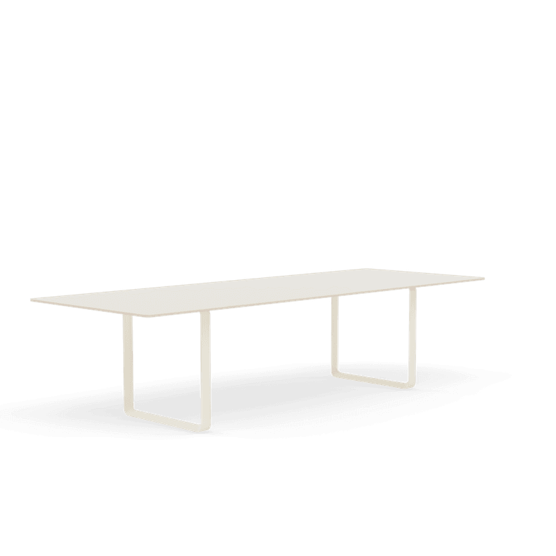 Muuto 70/70 Table 295 cm Sand Base spisebord White Nanolaminate