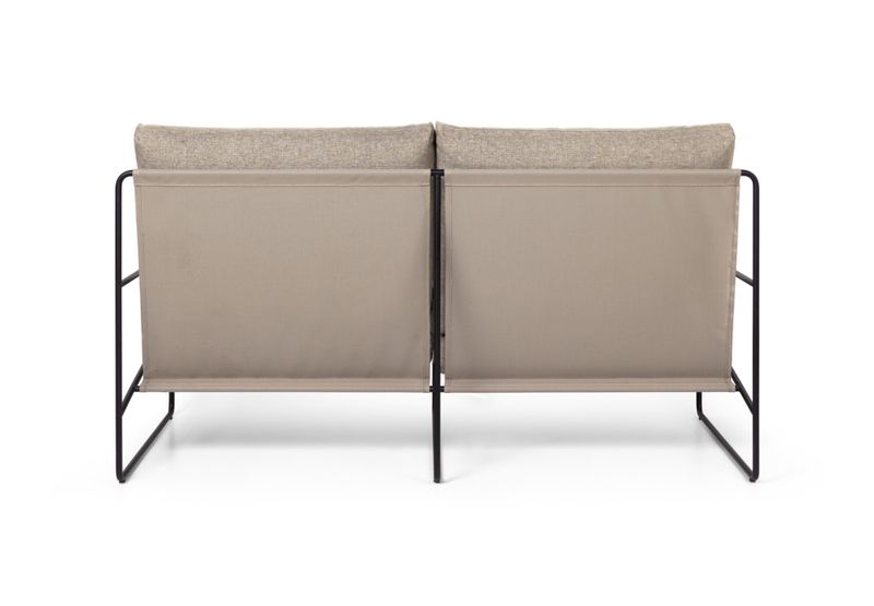 Ferm Living Desert Sofa 3 + 2 + 1 sittegruppe Dolce Black Dark Sand Utesofa