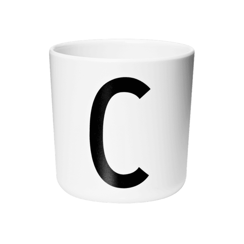 Design Letters Melamine Kopp A-Z