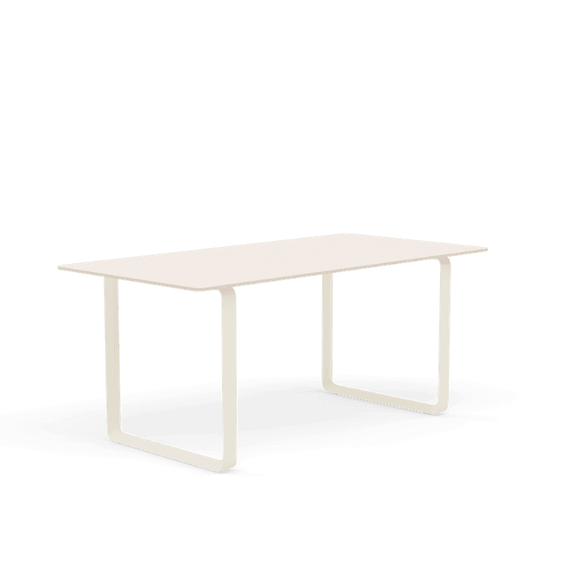 Muuto 70/70 Table 170 cm Spisebord Sand fargede ben
