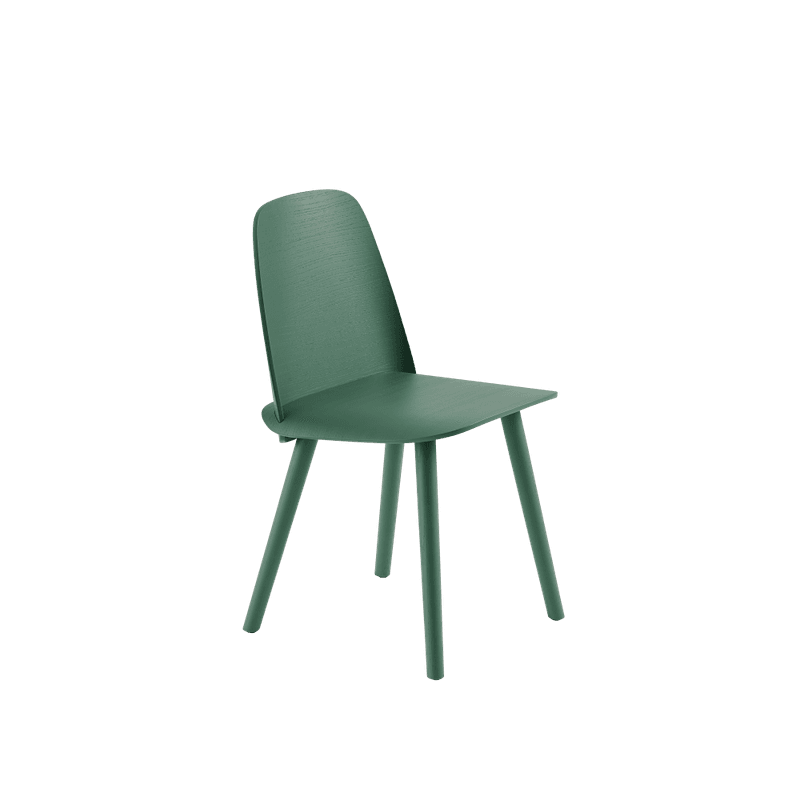Muuto Nerd Chair Oak Eik Spisestol Stol