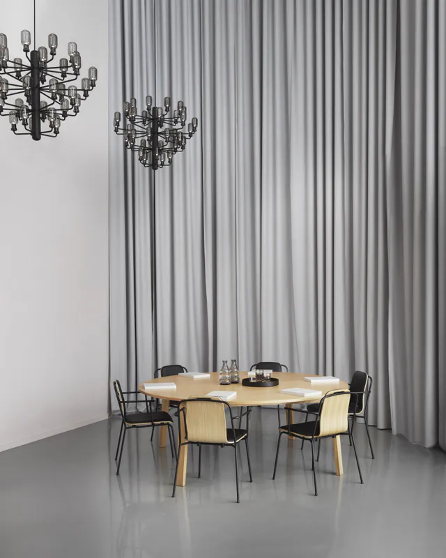 Normann Copenhagen Slice Dining Table Vol.2 Ø 200 cm Oak, Eik