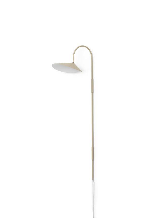 Ferm Living Arum Swivel wall lamp tall 127 cm Cashmere vegglampe