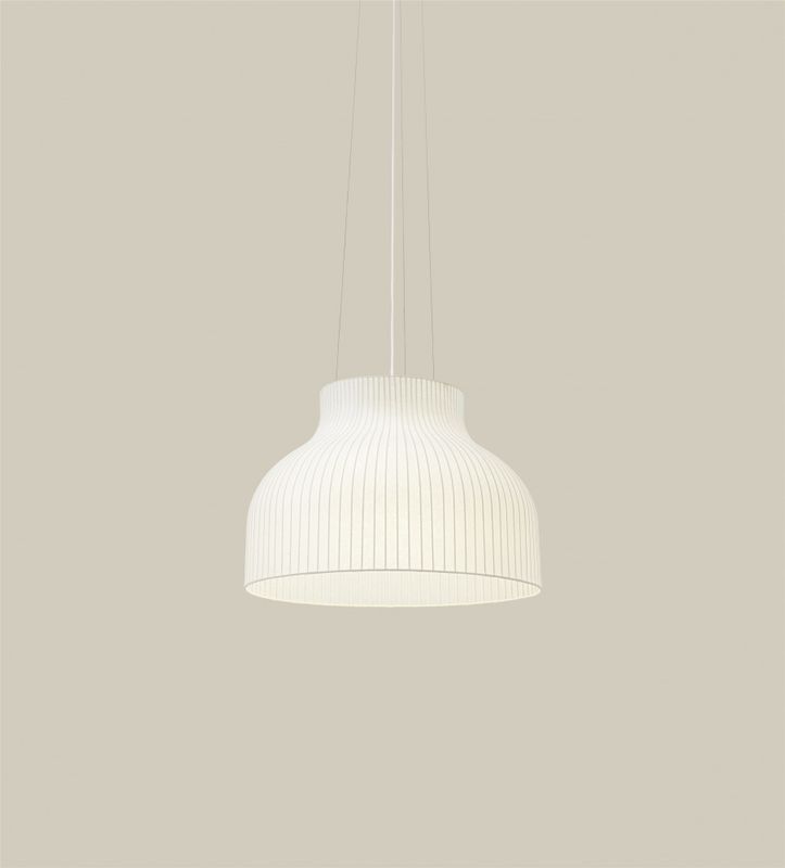 Muuto Strand Pendant Lamp Open Ø 60 cm White, Hvit Taklampe