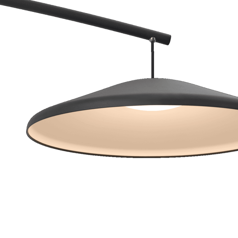 Muuto Contra Floor Lamp  Anthracite Black / Anthracite Black Concrete Gulvlampe svart antrasitt