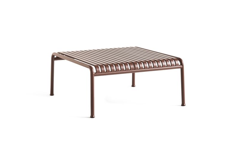 HAY Palissade Low Table Iron Red, hagebord loungebord