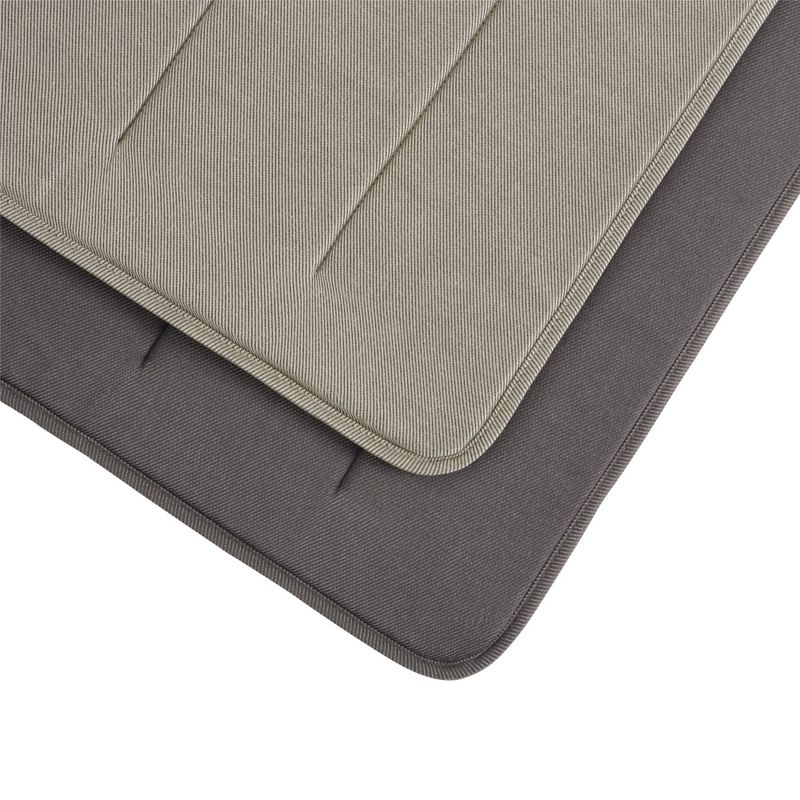 Muuto Linear Steel bench Seat pad 170 Grey Hagemøbel pute
